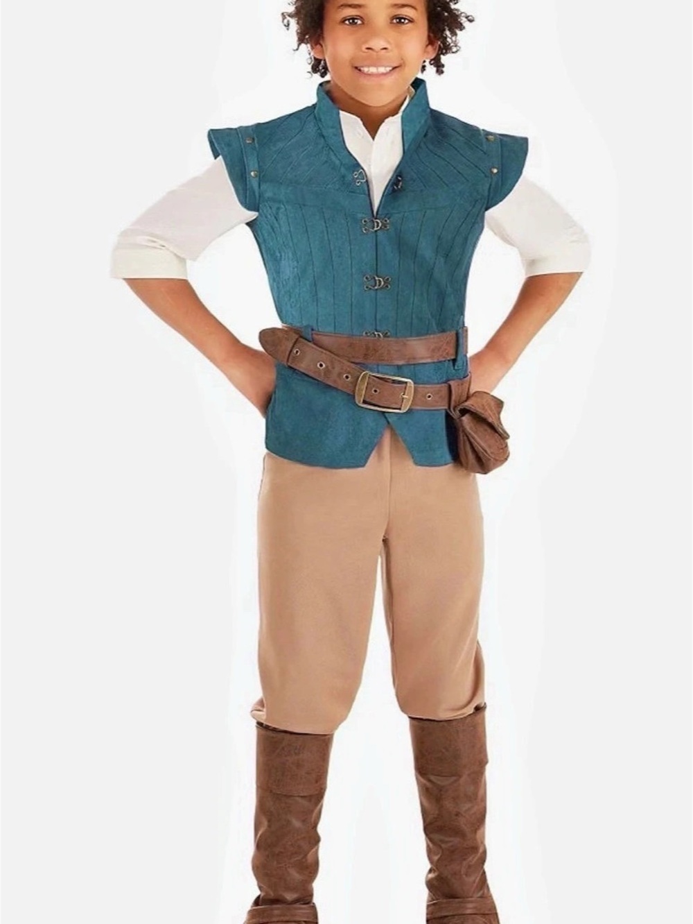 Disney “Flynn Rider” costume “Rapunzel” Boys Large - LIKE NEW!! All Accessories!
